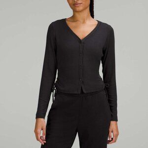 Lululemon Side-Cinch Ribbed Cardigan NWOT